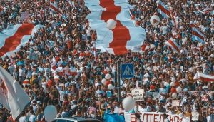 protesta en Bielorrusia