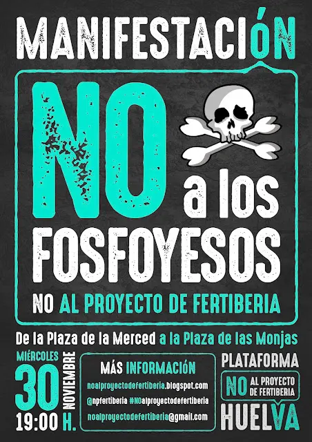 Manifestación Huelva NO a los fosfoyesos