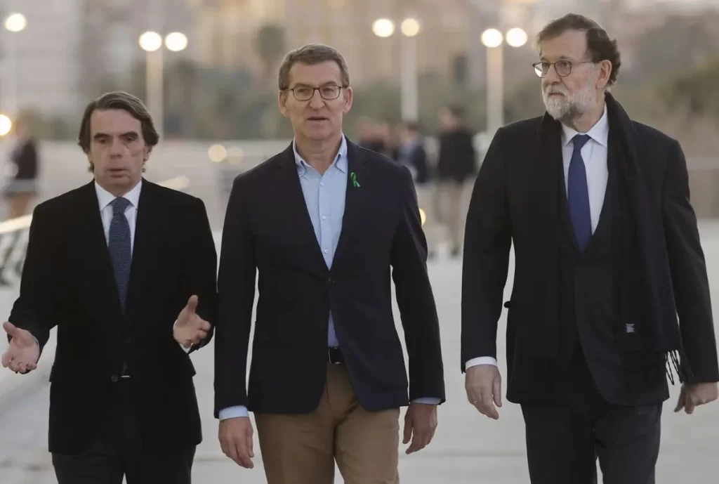 Aznar. Feijoo Rajoy